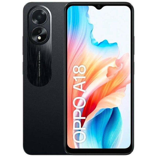 OPPO A18 4GB/128GB Glowing Black